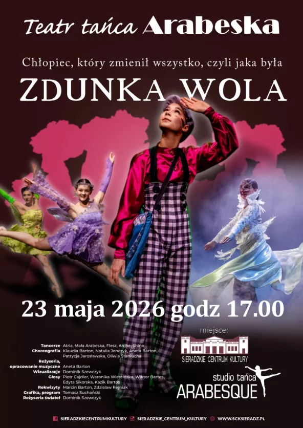 Plakat - Teatr tańca Arabeska