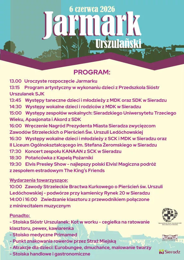 Program XVIII Jarmarku Urszulańskiego